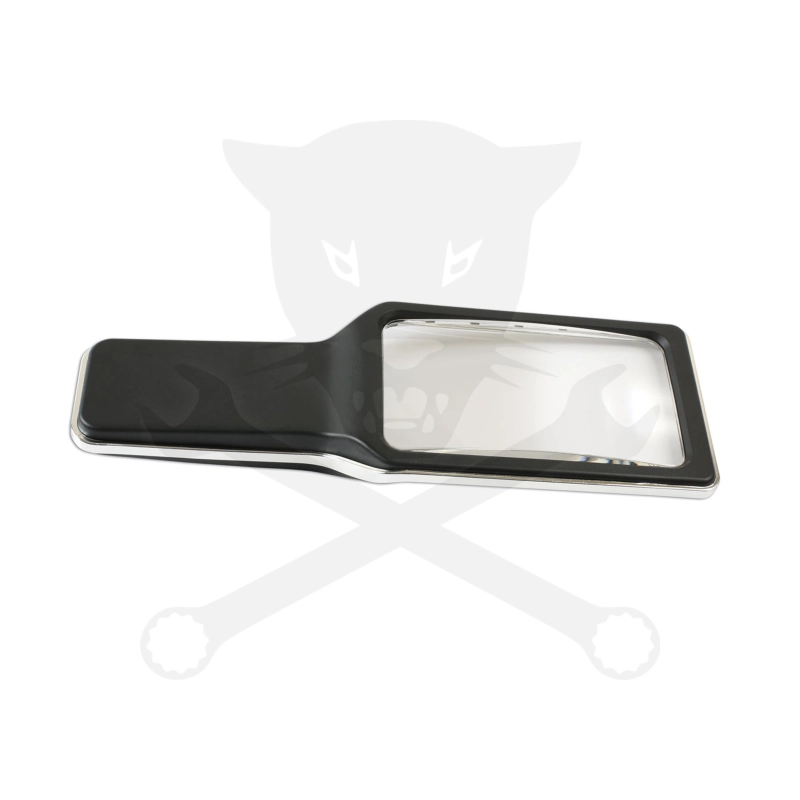 Nagyító  3x - szabályozható 10db fényes LED, tükröződésmentes, elemes