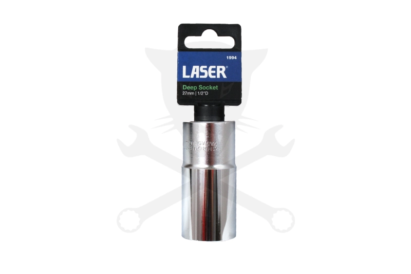 Dugókulcs - crowafej 1/2" 6 lap hosszú 27 mm - LaserTools