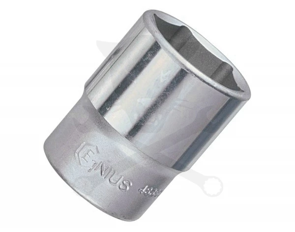 Dugókulcs - crowafej 1/2" 6 lap normál 28 mm Genius