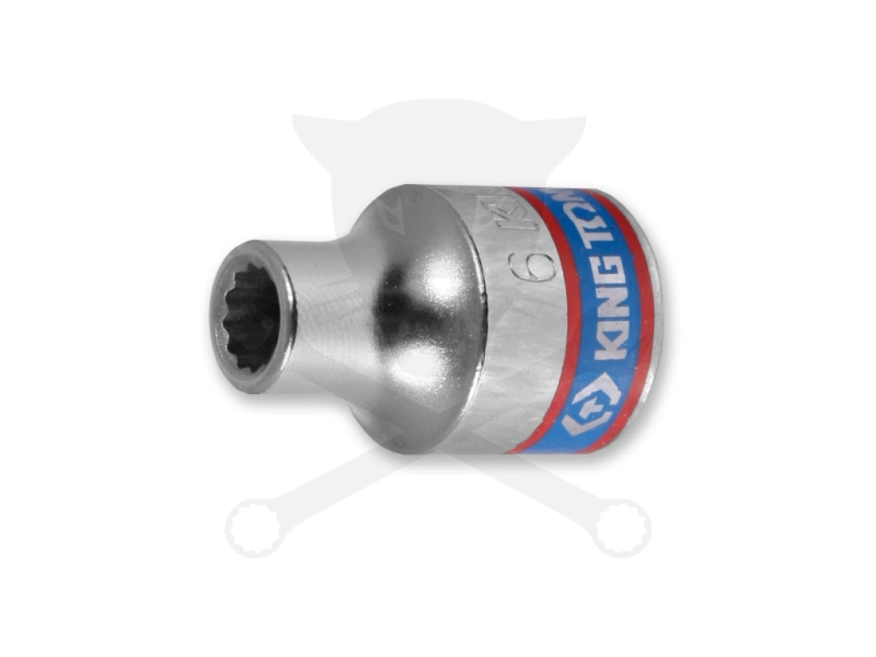 Dugókulcs - crowafej 3/8" 12 lap normál 06 mm