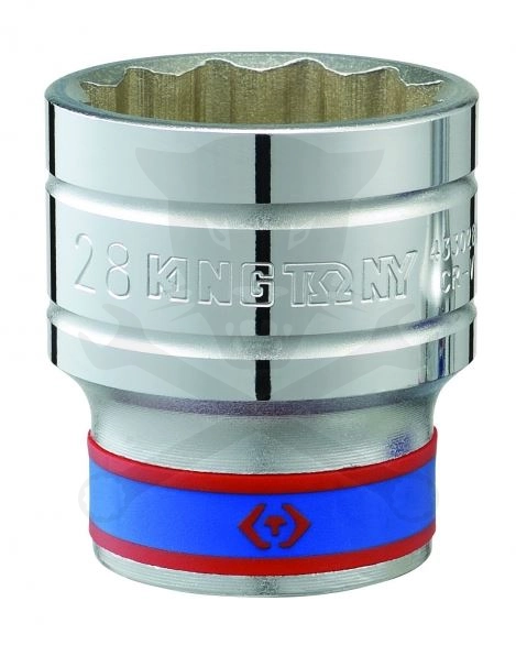 Dugókulcs - crowafej 1/2" 12 szög normál 36 mm King Tony