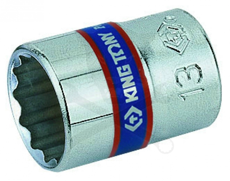 Dugókulcs - crowafej 1/4" 12 szög normál 12 mm