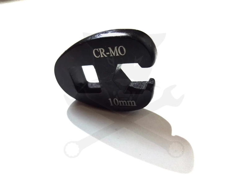 Villáskulcs adapter készlet nyitott 3/8" 10 db-os 10-19 mm "Crowfoot"