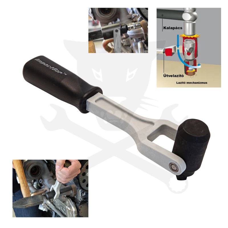 Ütve lazító hajtószár PROFI 1/2" csuklós, kompozit szár 265 mm - Hubi