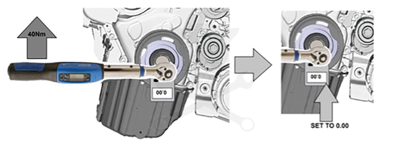 Vezérműlánc-ellenőrző készlet VAG 1.4 TSI motorokhoz - Laser