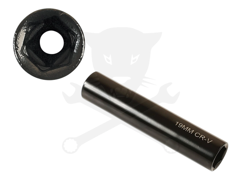 Légfékállító anyához kulcs, teherautóhoz 19 mm