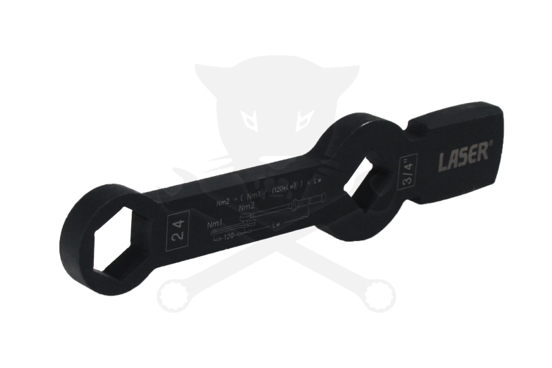 Féknyeregkulcs -TEHER- 24 mm üthető 6 lapú 3/4" Mecedes Actros