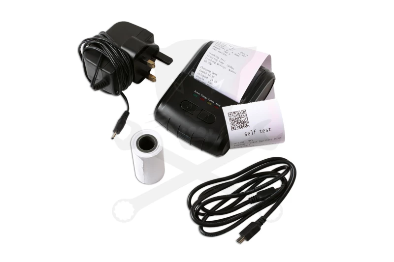 Akkumulátor teszter digitális LAS-6803 -hoz Thermo nyomtató