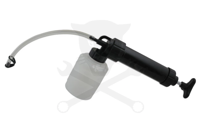 Olajleszívó kézipumpa 350 ml + 1 literes alsó tartály - Laser