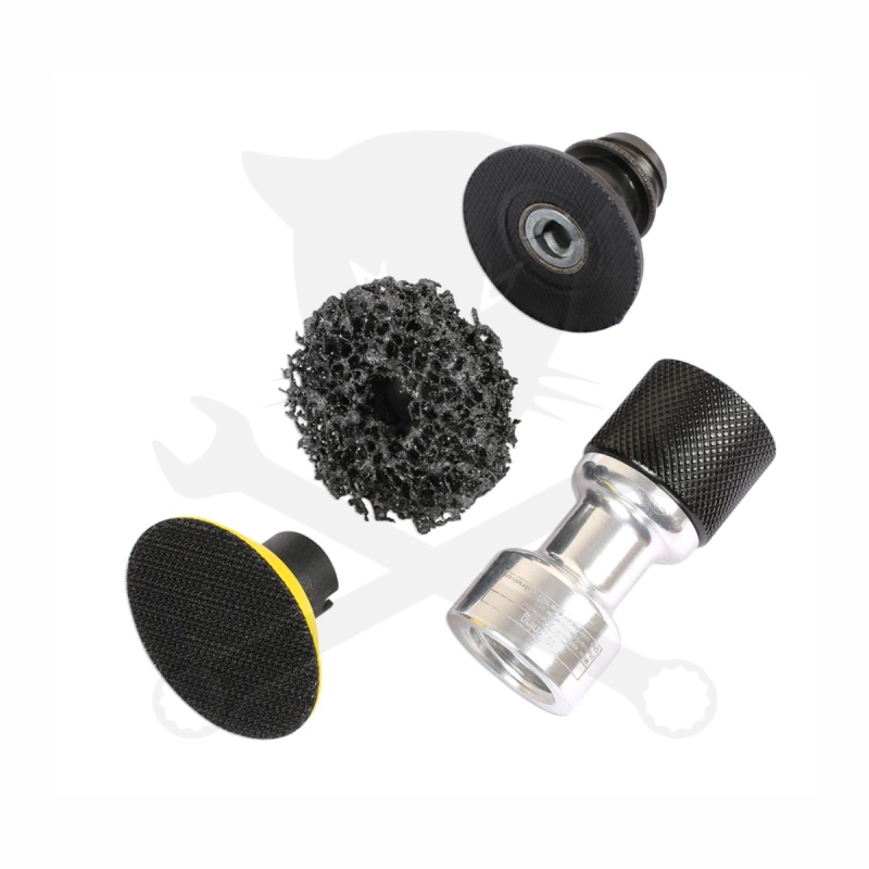 Légkulcs adapter készlet Csiszoló fejekkel kompletten 4 db-os  - Laser