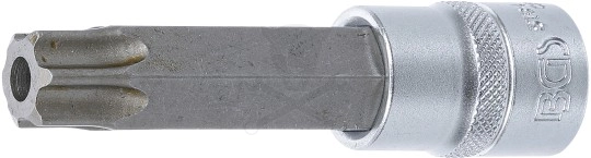 Rátűzőkulcs - crowa+bit 1/2" torx, furatos TPX80 x 100 mm BGS