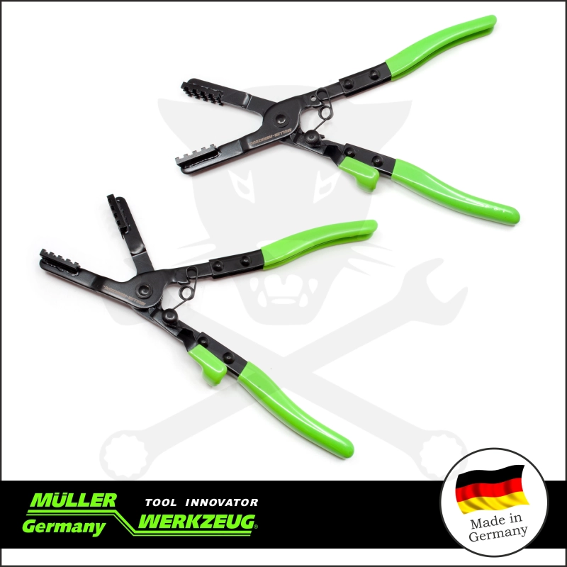 Bilincsfogó vízcső bilincsekhez - egyenes-hajlított 280 mm Müller