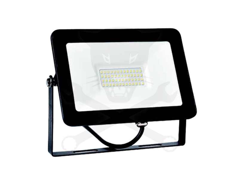Fényvető LED  50 W - 4000 lm / 5500K - hideg fekete ELMARK