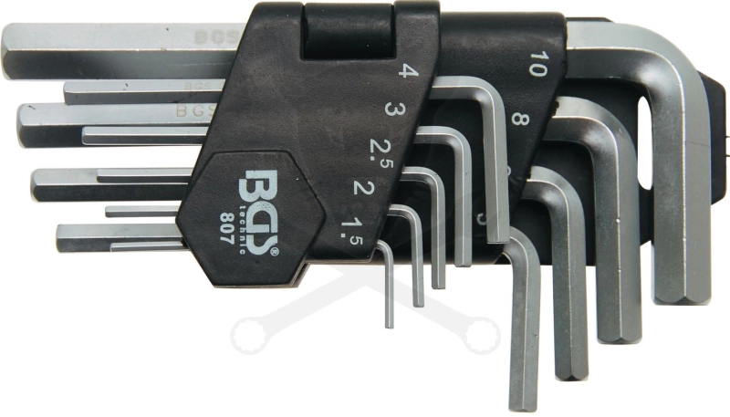 Imbuszkulcs készlet 09 db-os BGS