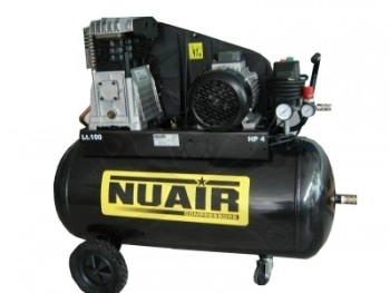 Kompresszor, dugattyús 100L 3 KW 10 bar 400V NUAIR (B3800B/100CT4)