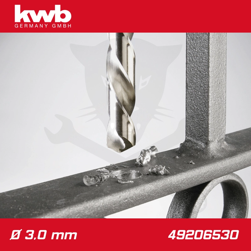 Csigafúró  3,0 mm HSS-G DIN 338 Silver Star, profi 2 db-os - KWB