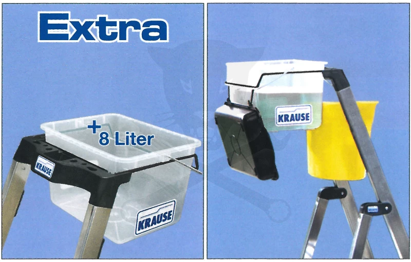 Létra ALU lépcsőfokos álló 1x 5 fokos - Krause Monto SECURY