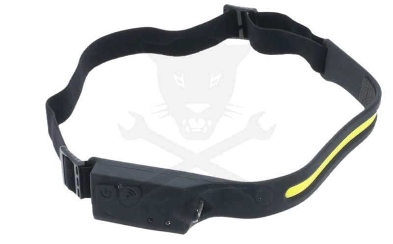 Szerelőlámpa - Fejlámpa LED 01 COB Multifunkc. 2:1 akkus USB +szenzor