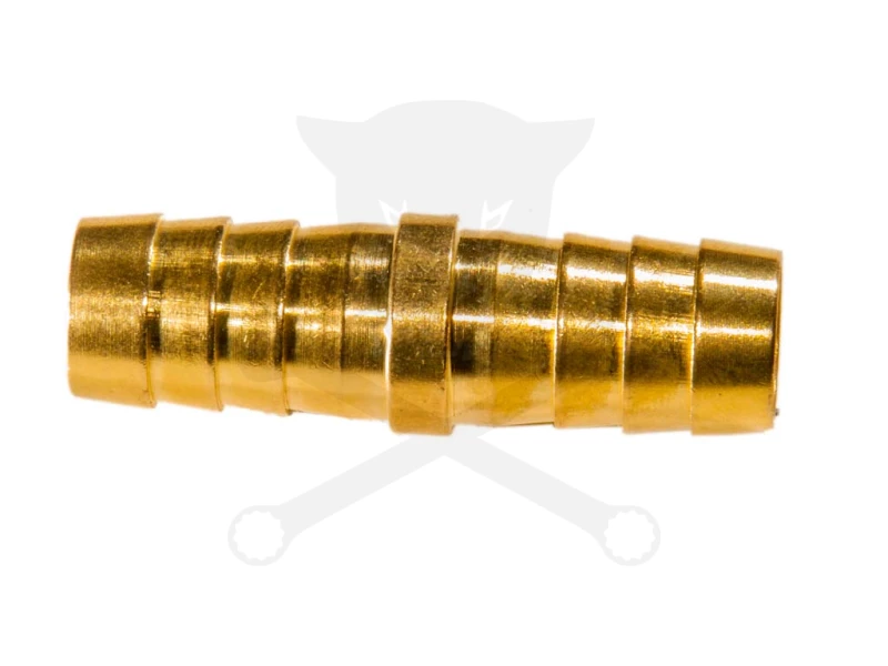 Levegős csatlakozó - tömlőtoldó 10 mm - 10 mm /3/8"/ - RÉZ