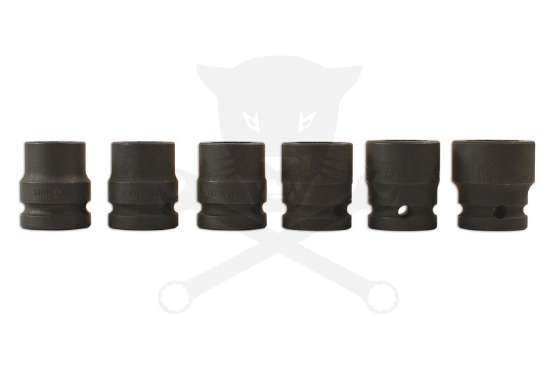 Csavarkiszedő készlet - sérült fejű csavarokhoz  6 db-os 17-24 mm 1/2"
