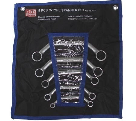 Indítókulcs készlet COLOS 1/4"-7/8" - 5 db-os BGS