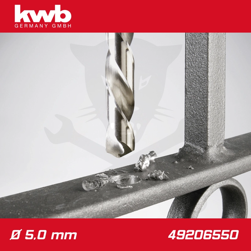 Csigafúró 5,0 mm HSS-G DIN 338 Silver Star, profi - KWB