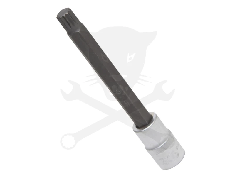 Rátűzőkulcs - crowa+bit 1/2" XZN - Spline M12 x 140 mm BGS