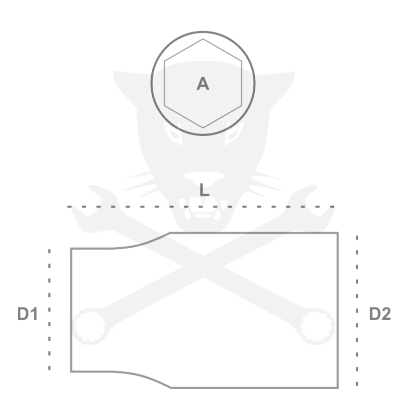 Dugókulcs - crowafej 3/4" 12 szög normál 18 mm Genius