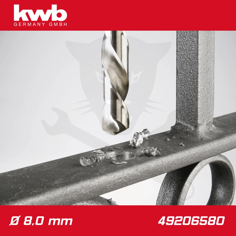 Csigafúró  8,0 mm HSS-G DIN 338 Silver Star, profi - KWB