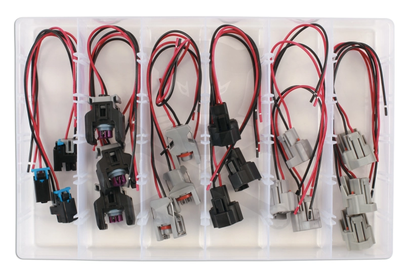 Injektor elektromos csatlakozó készlet Delphi, Denso 18 db-os