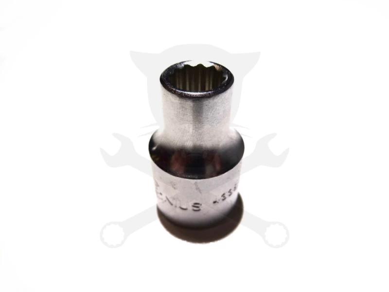 Dugókulcs - crowafej 1/2" 12 szög normál 10 mm Genius