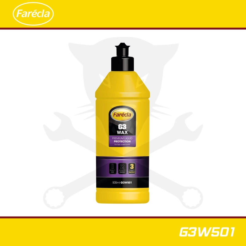 Polírozó paszta G3 Wax - 3. lépcső / fázis -  500 ml - Farécla