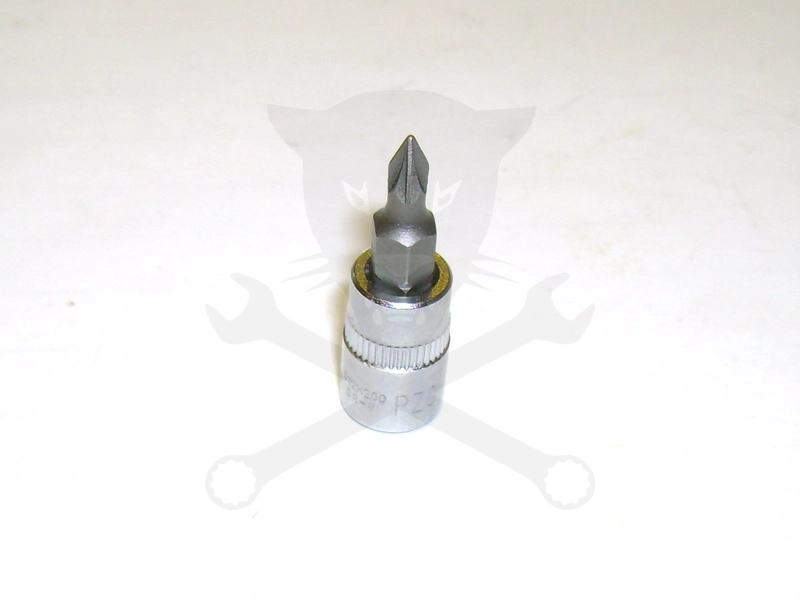 Rátűzőkulcs - crowa+bit 1/4" kereszt PZ0