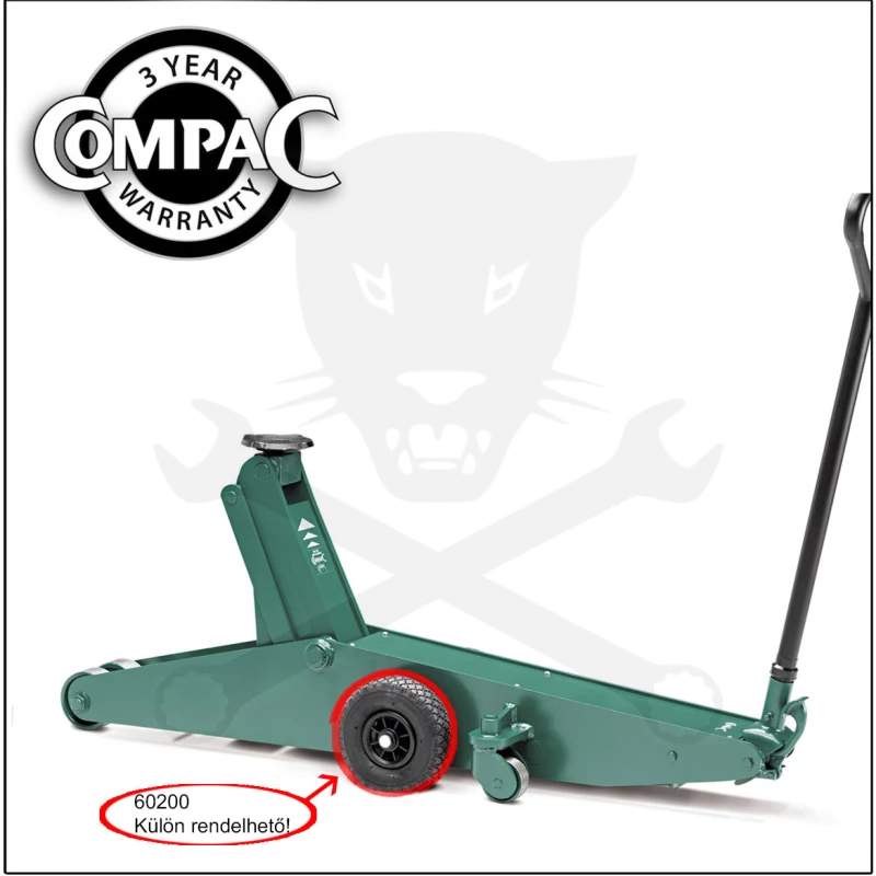 Emelő padló extra nagy 10 tonnás krokodil - alacsony 165-580 mm - Compac