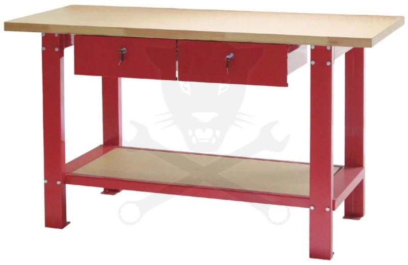 Satupad 1500 mm kétfiókos FA munkalappal