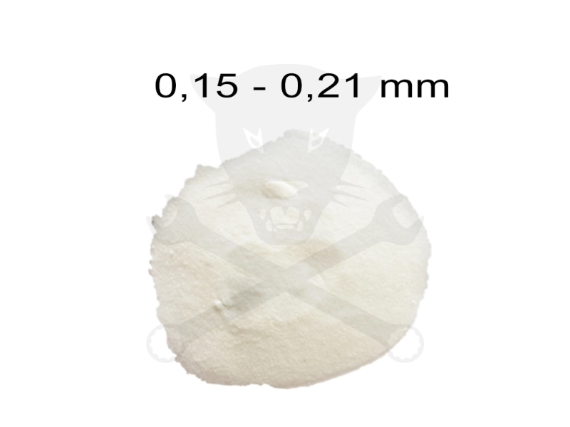 Szóróanyag elektrokorund fehér EK 80 = 0.15 - 0.21 mm -25 kg