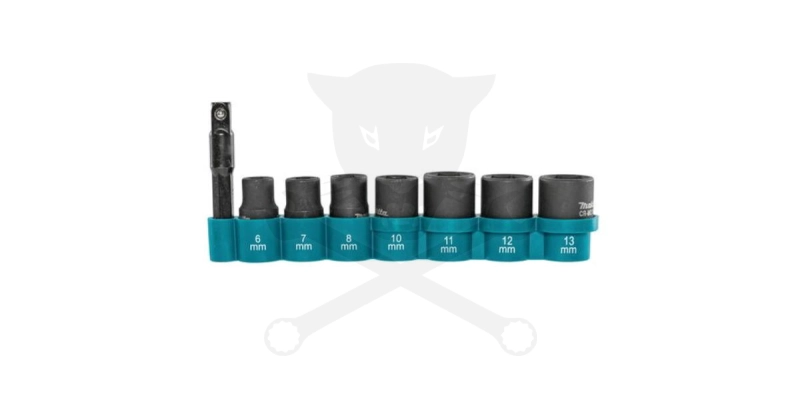 Dugókulcs készlet 1/4" 8 db-os 6-13 mm -  Makita