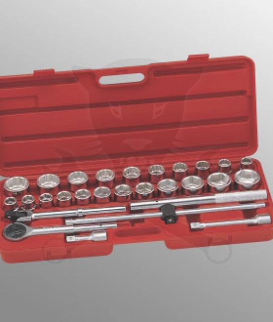 Dugókulcs készlet 3/4" 12 szögű metrikus + 6 lapú COLOS 28 db Genius