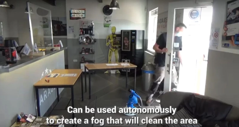 Fertőtlenítő VIRUCID folyadék porlasztó készülék 4 literes - 230 V