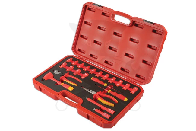 Dugókulcs készlet VDE 1000 V Szigetelt/Hibrid szerszám készlet3/8" 22 db-os