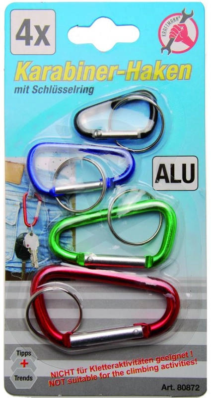 Karabiner készlet - 4 részes