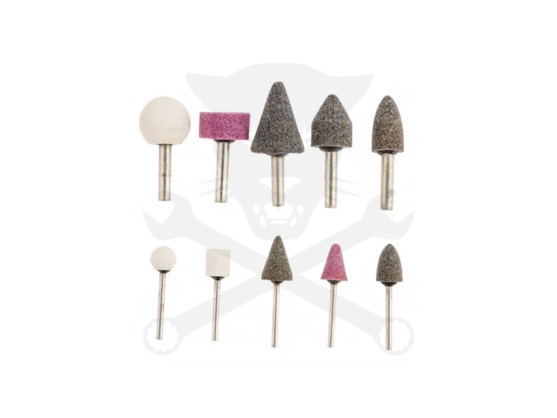 Köszörűkő készlet fúrógéphez - 10 r. készlet Top Tools