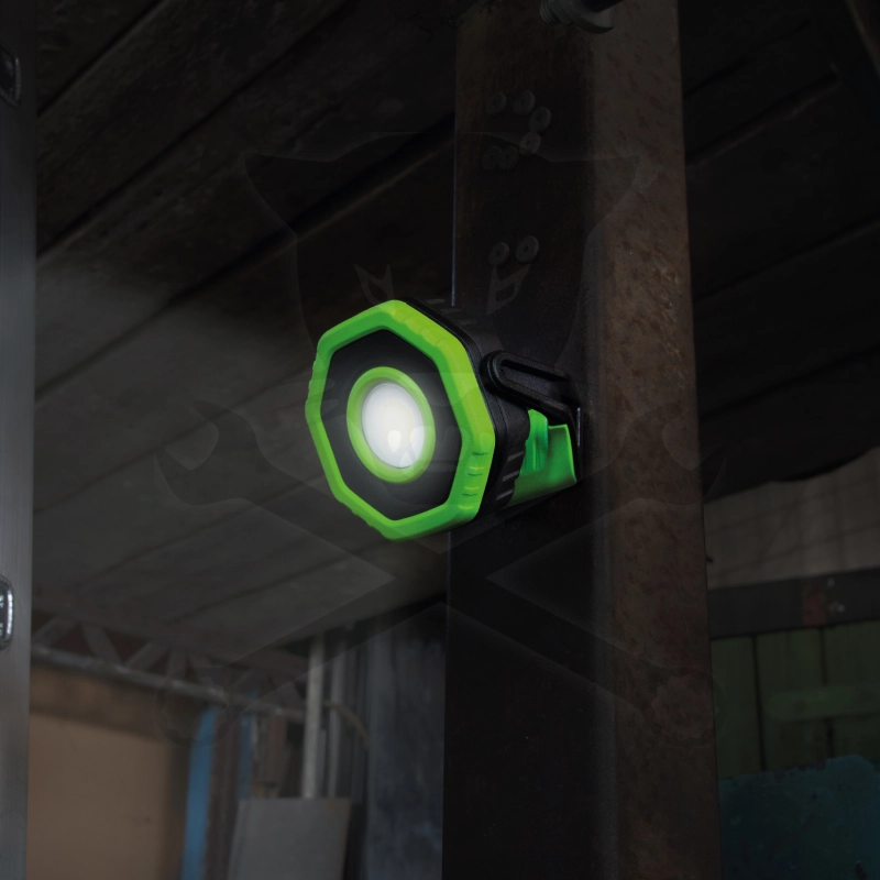 Szerelőlámpa LED 01 COB ledes - akkus, mágneses 360° forg.7W 700 Lumen