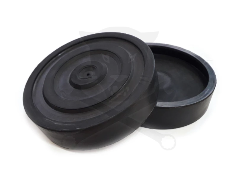 Gumipogácsa csápos emelőhöz 123/115 mm-es peremes-körkörös