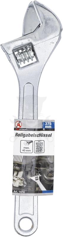 Állítható kulcs 0-40 mm - hossz: 375 mm - BGS