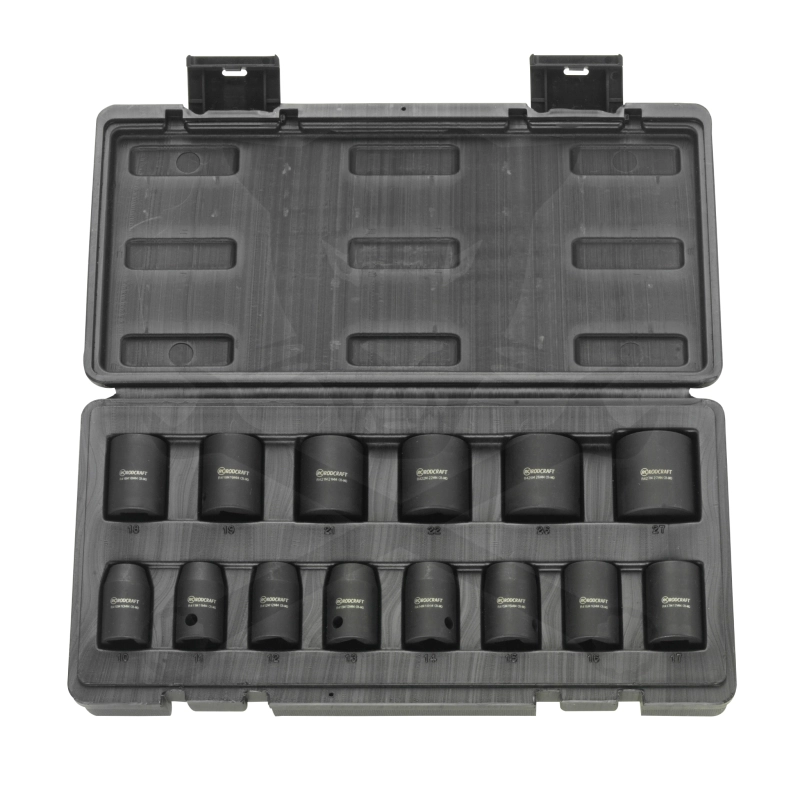 Dugókulcs - crowafej készlet 1/2" 6 lap normál 14 db - Roadcraft (RS4114)