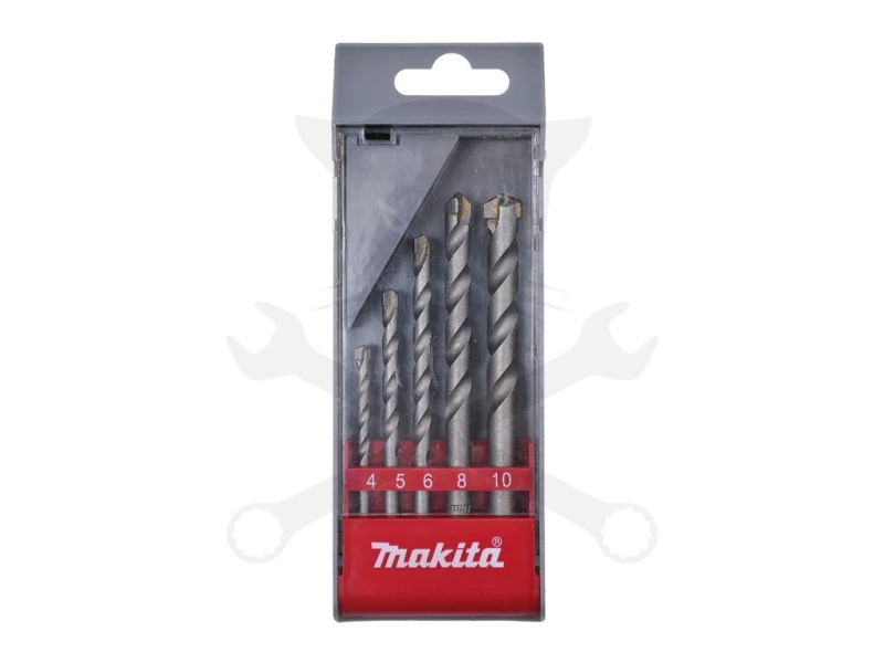 Kőzetfúró készlet  5 db-os 4-10 mm - hengeres - Makita