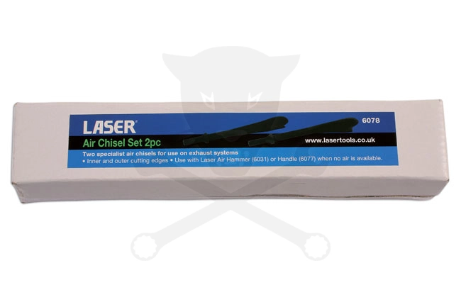 Vibro kalapácshoz vésőszár készlet kipufogókhoz 2 db-os LASER