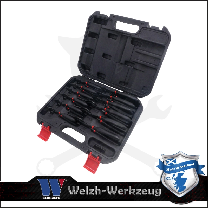 Fogó seeger készlet 1.0-2.3 mm 0-45°-90°-os 12 db-os Welzh