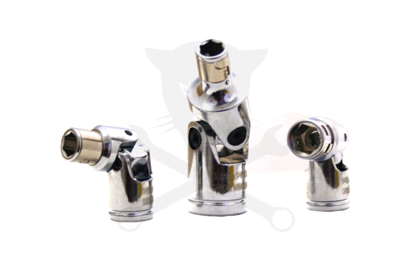 Bit tartó adapter kardán csuklós készlet 3 db-os 1/4"-3/8"-5/16" - AT18-